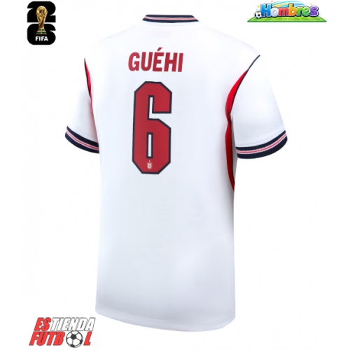Inglaterra Marc Guehi #6 Primera Equipación Mundial 2026 Manga Corta